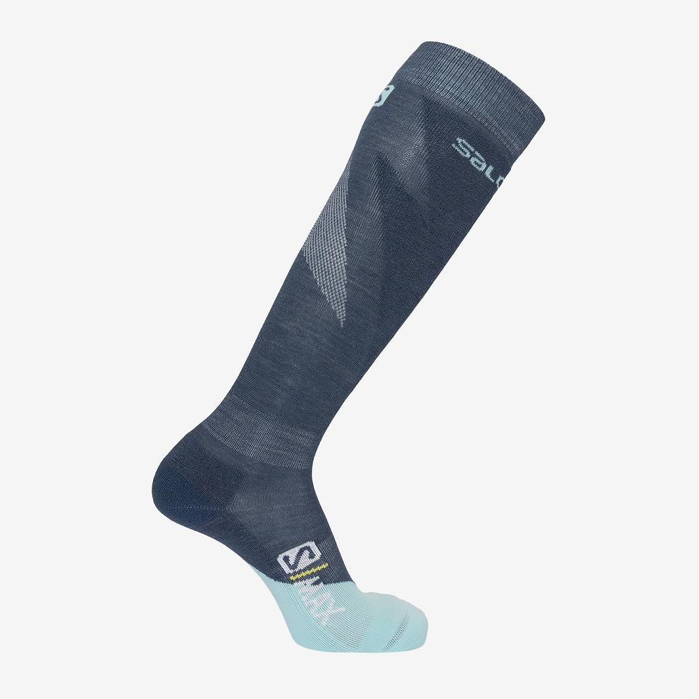 Salomon Israel S MAX W - Womens Socks - Blue (SQBJ-98675)